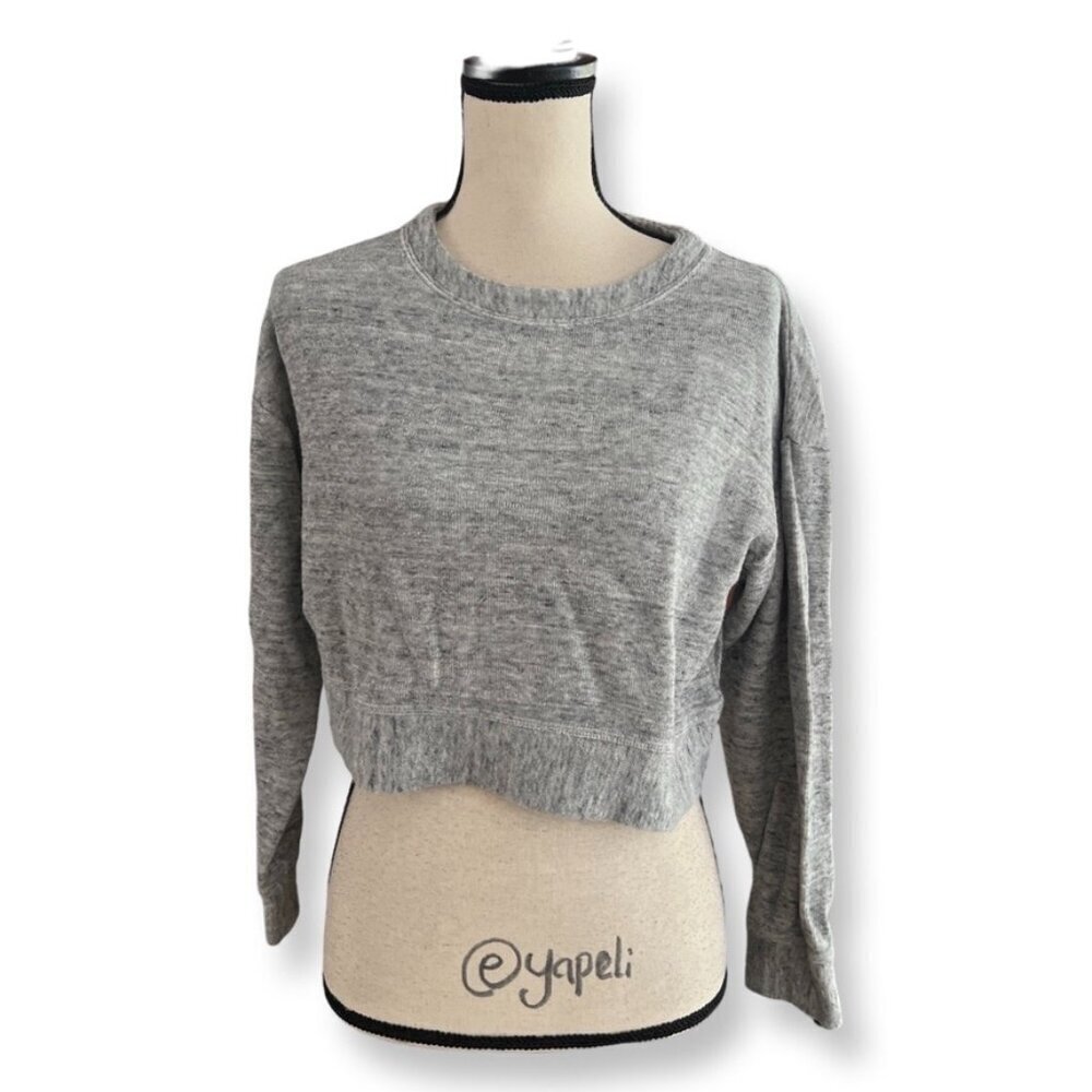 10 Crosby Derek Lam Cropped Gray Sweater Size 4